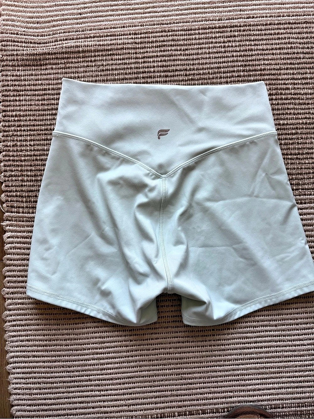 Fabletics PureLuxe High-Waisted Shorts Green Medium